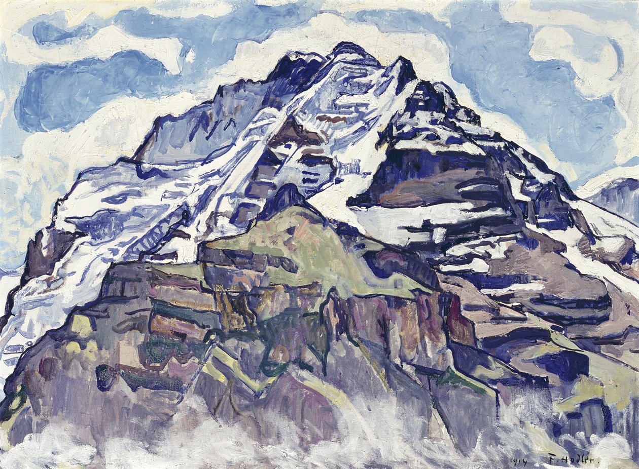 Jungfrau Muerrenista nähtynä tekijältä Ferdinand Hodler
