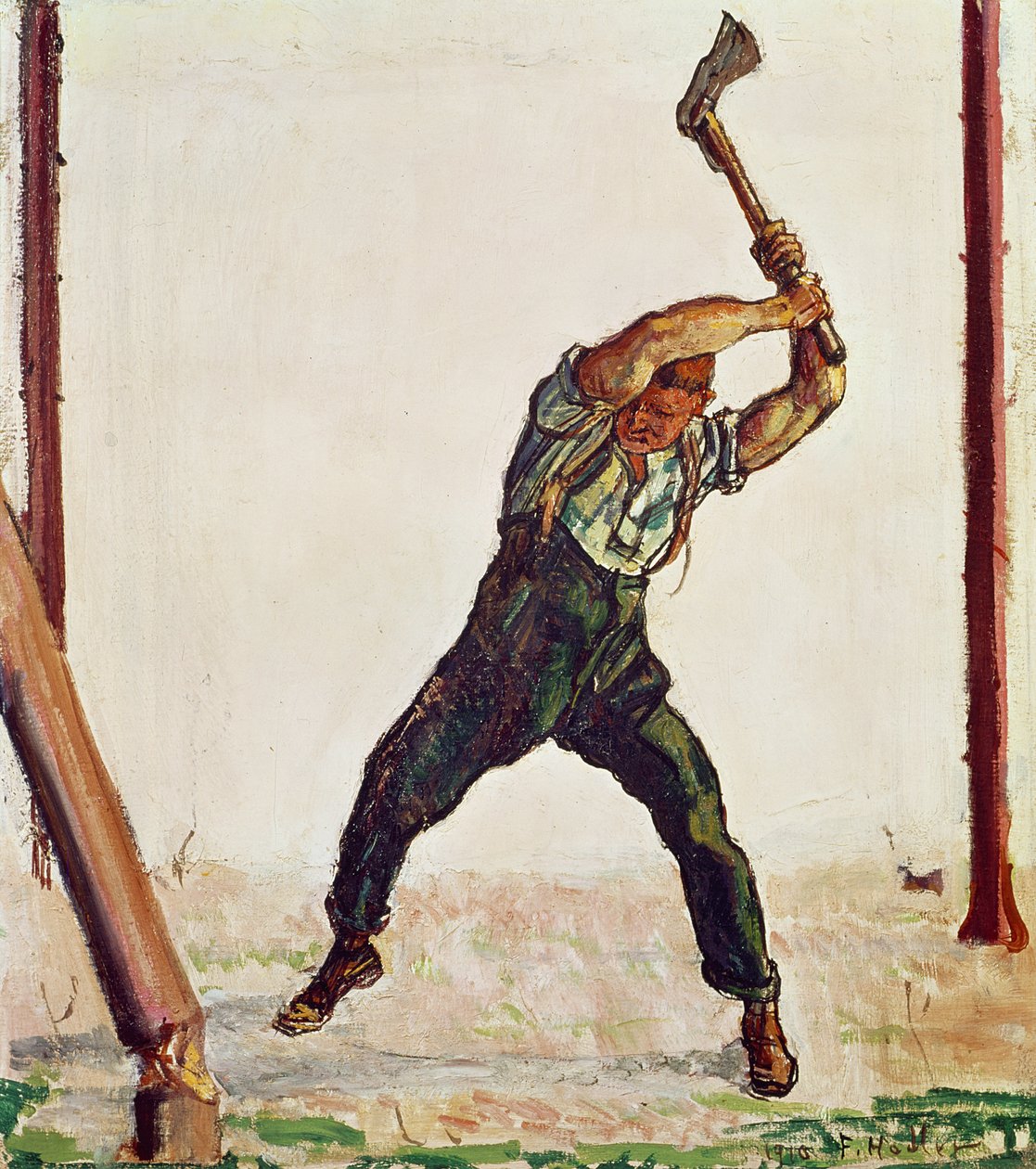 Metsämies, 1910 tekijältä Ferdinand Hodler