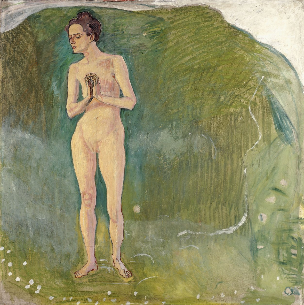 Nainen virrassa, 1903 tekijältä Ferdinand Hodler
