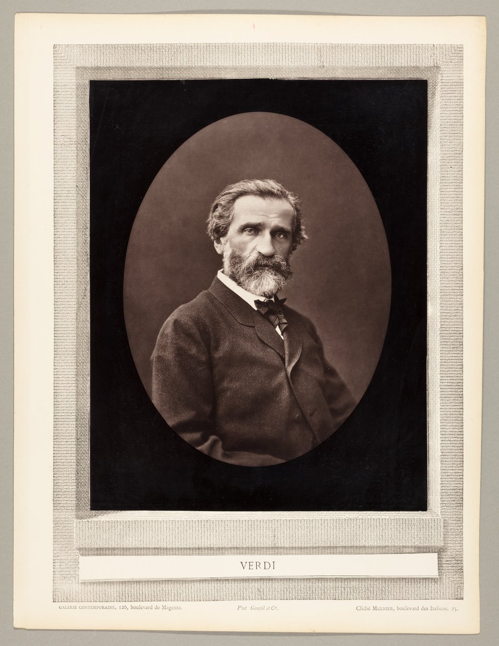 Giuseppe Verdi (italialainen säveltäjä, 1813-1901) tekijältä Ferdinand J. Mulnier