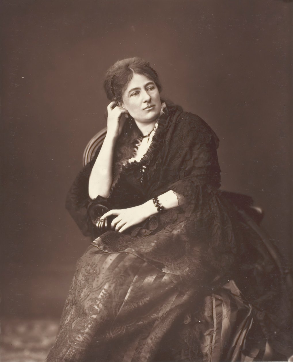 Juliette Lamber, [ranskalainen feministinen kirjailija], n. 1876. tekijältä Ferdinand J. Mulnier
