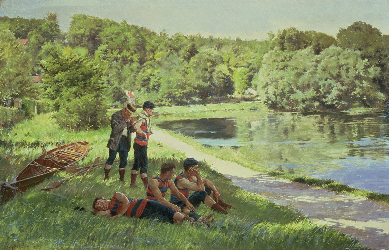 Joukkue lepää tekijältä Ferdinand Joseph Gueldry