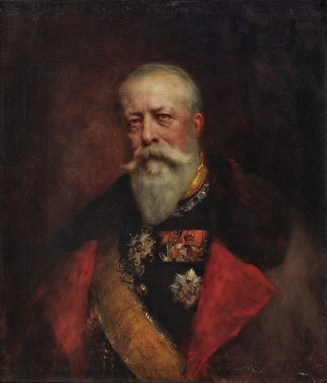 Muotokuva Badenin suurherttua Frederick I:stä 1826-1907. tekijältä Ferdinand Keller