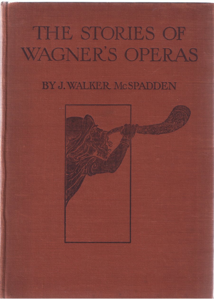 Etukansi, kuvitus teoksesta The Stories of Wagners Operas pub. by George Harrap & Co Ltd 1932. tekijältä Ferdinand Lecke