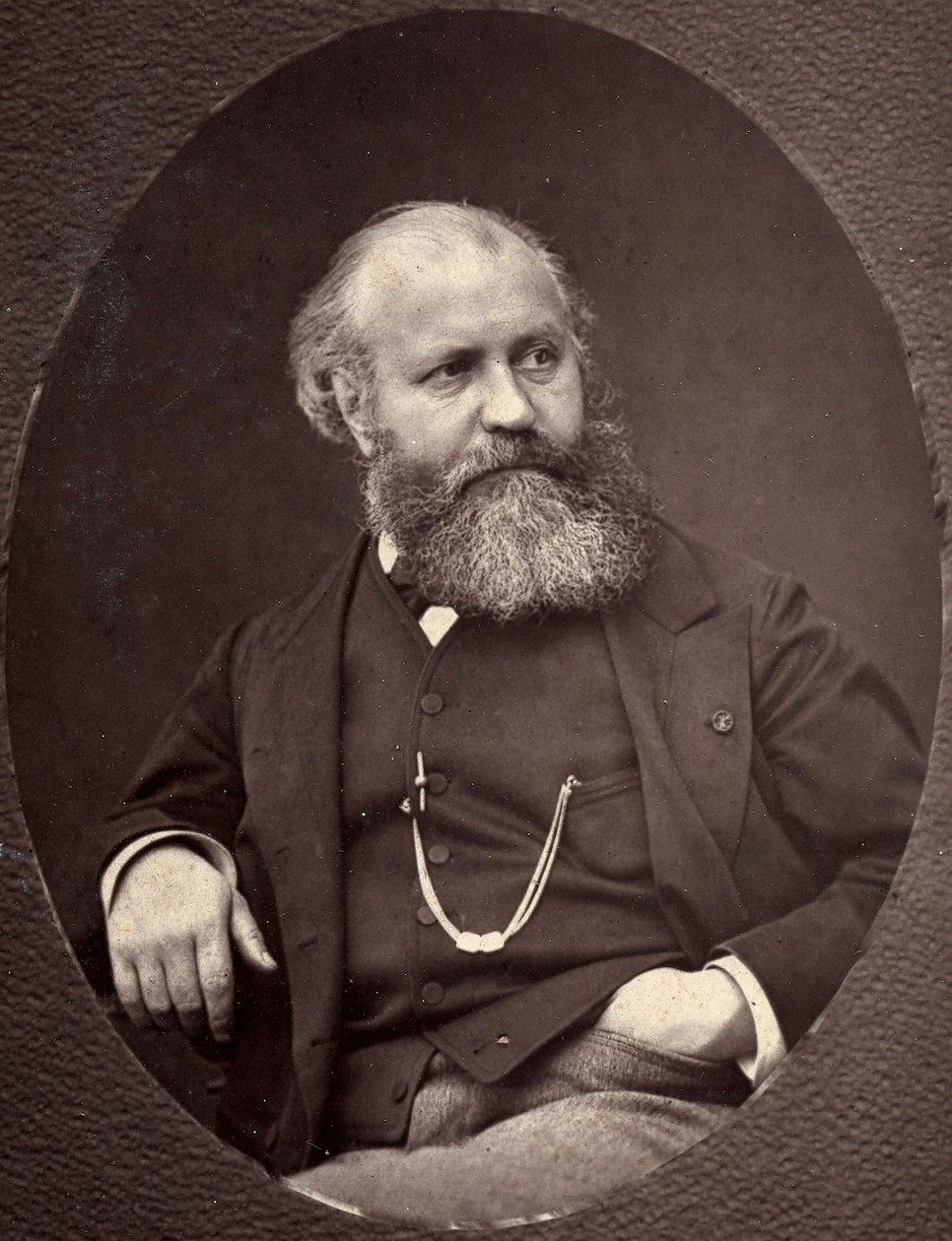 Muotokuva Charles-Françoise Gounodista, kuuluisasta säveltäjästä tekijältä Ferdinand Mulnier