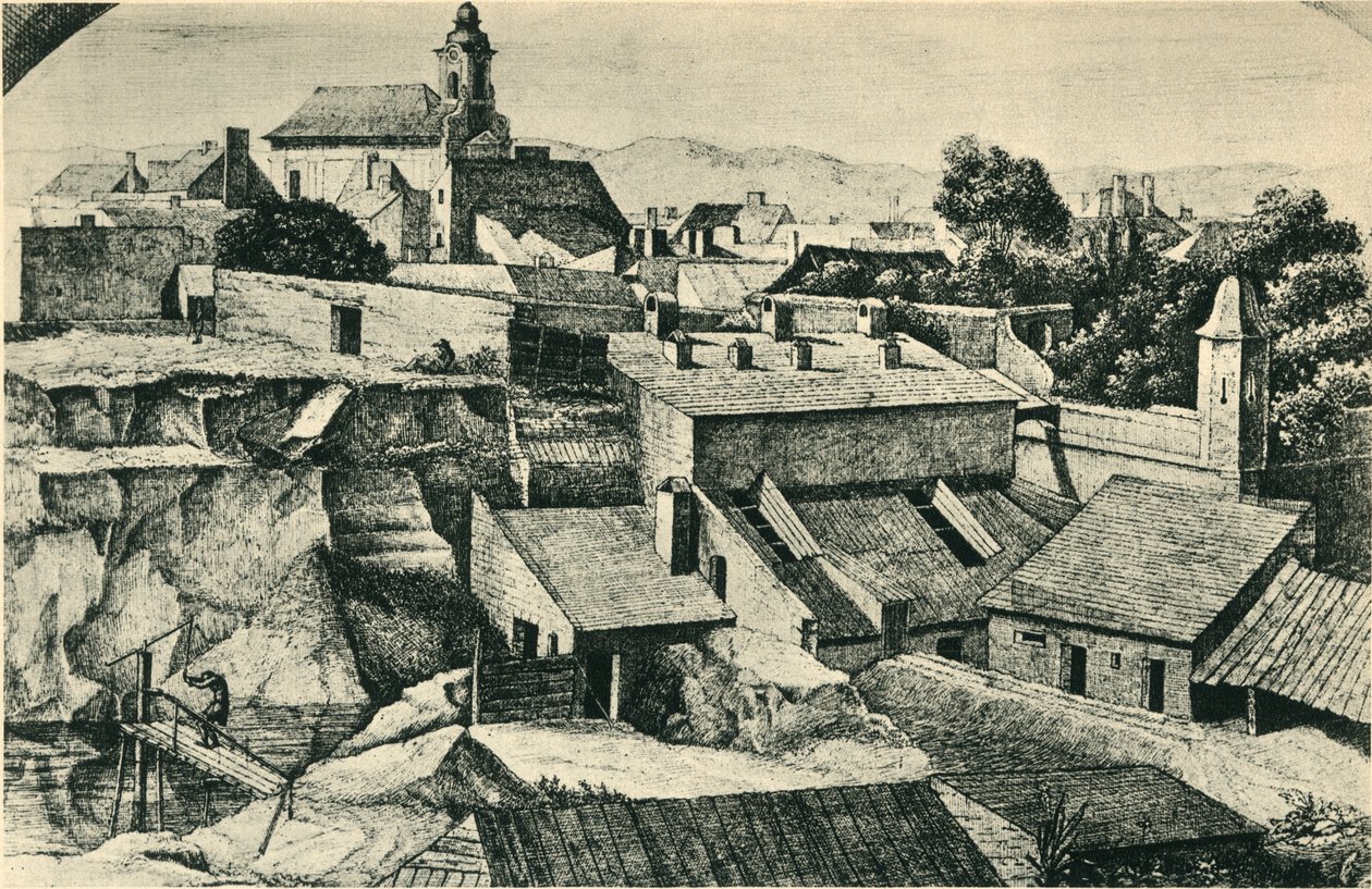 Louhos Alt-Matzleinsdorfissa, St Florianin seurakuntakirkko Wienissä, 1814-1815, 1943. tekijältä Ferdinand Olivier