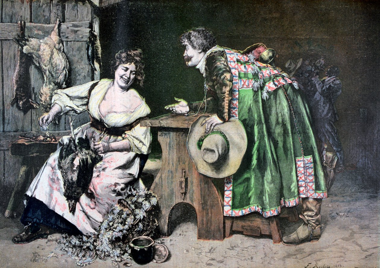 Uljaat huomautukset, 1893 tekijältä Ferdinand Roybet