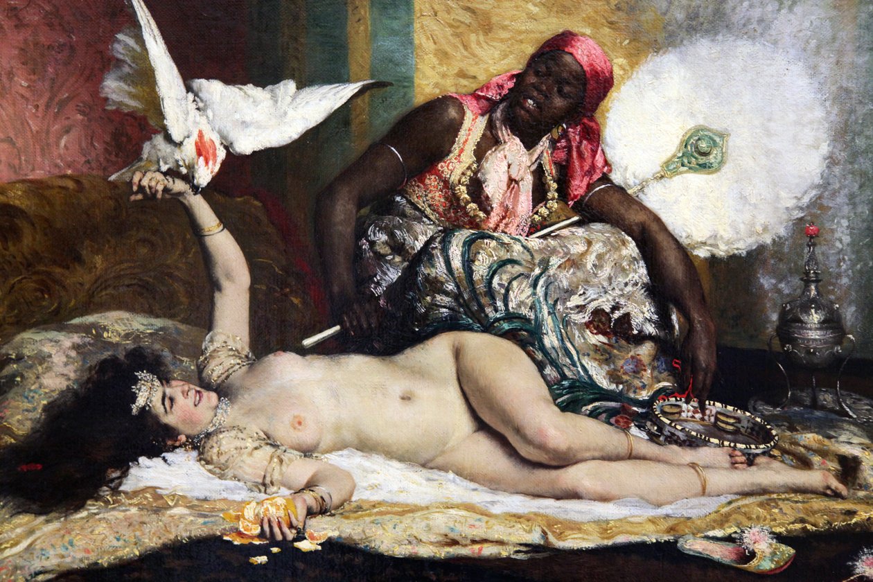 "Odalisque", 1880-luku tekijältä Ferdinand Roybet
