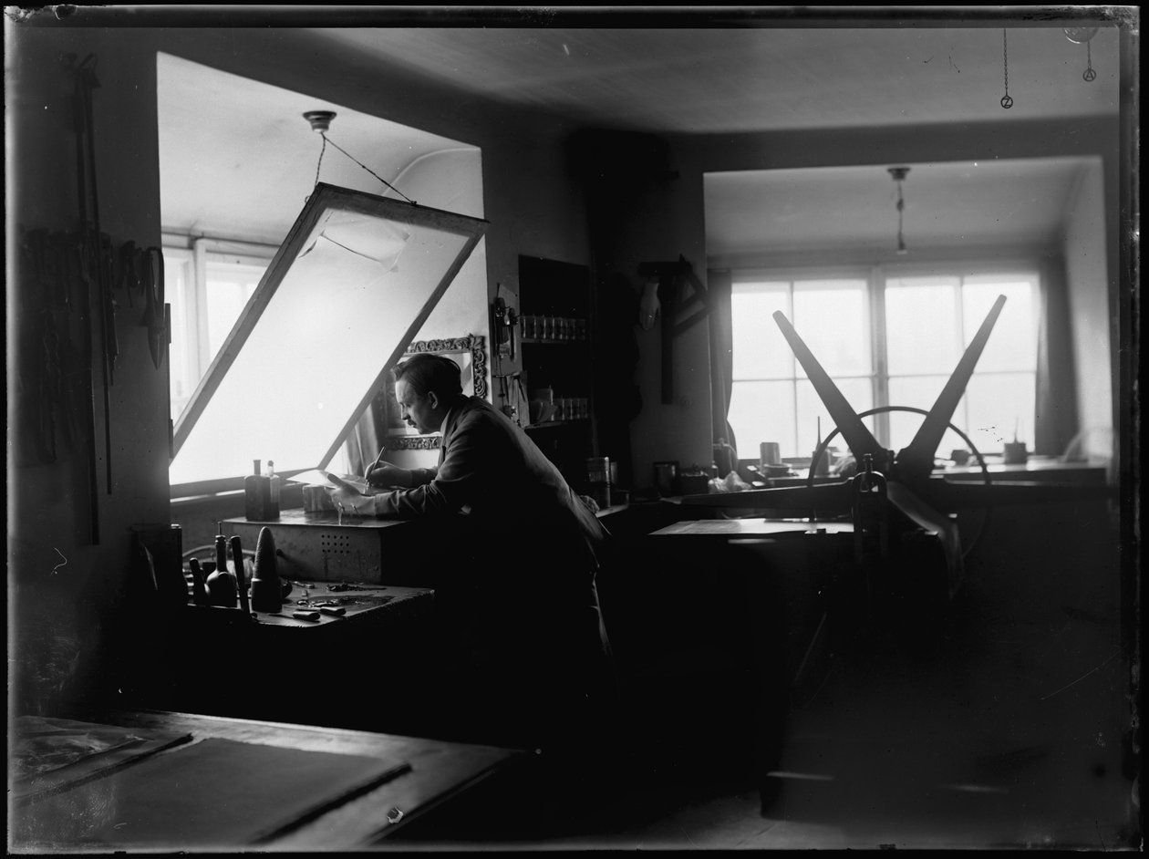Ferdinand ordure painotalossaan tekijältä Ferdinand Schmutzer