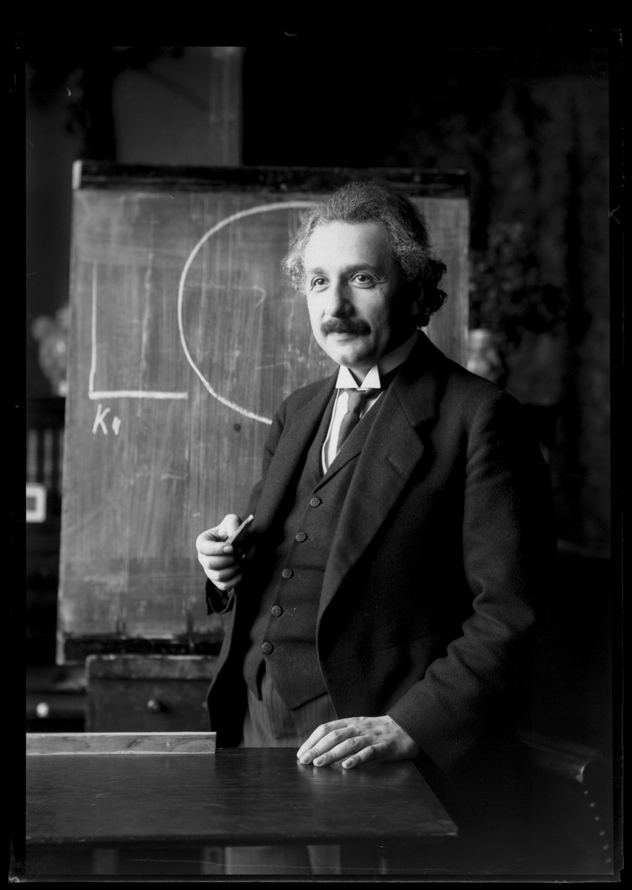 Kuva Albert Einsteinista (1879-1955) tekijältä Ferdinand Schmutzer