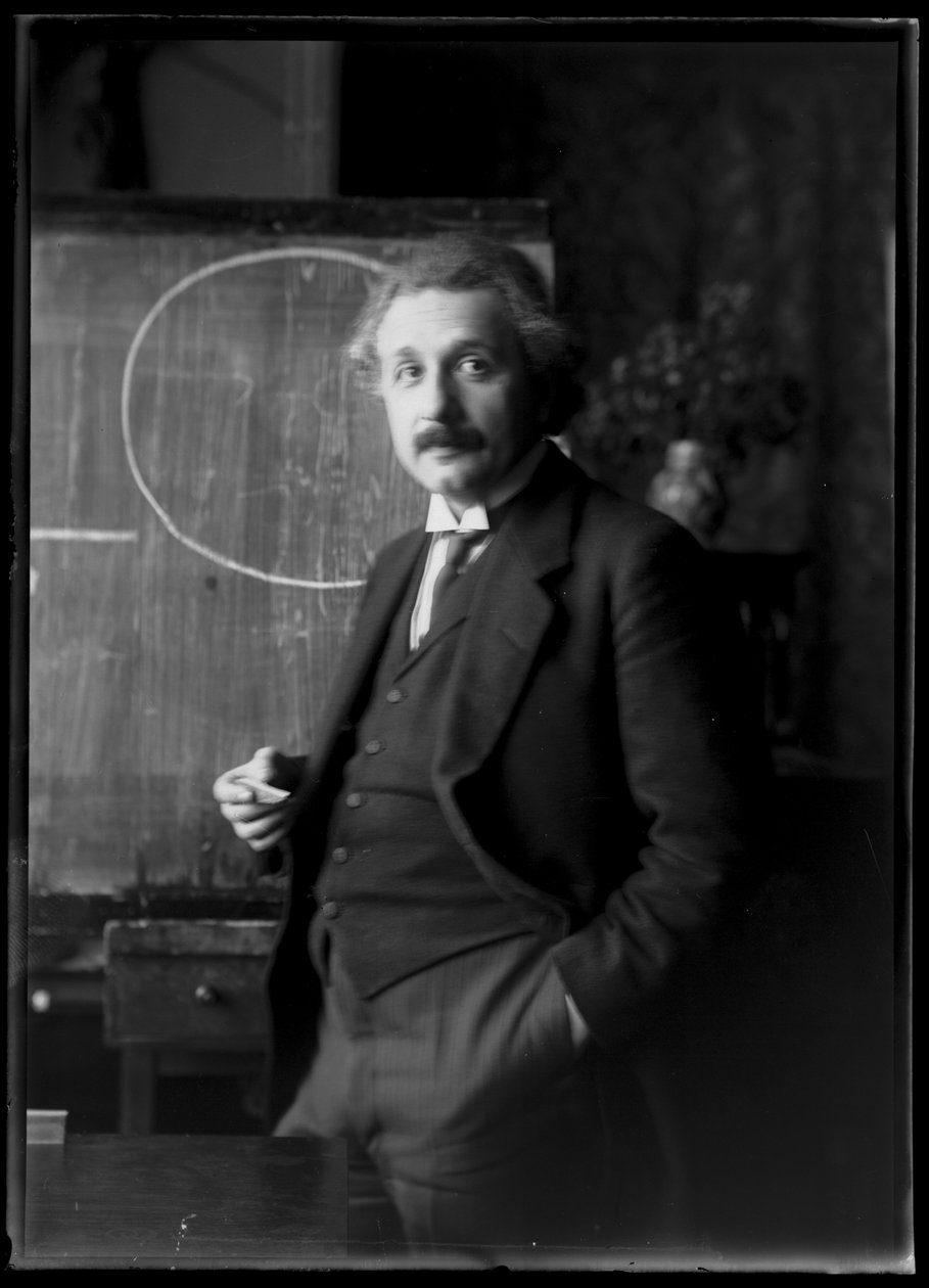 Kuva Albert Einsteinista (1879-1955) tekijältä Ferdinand Schmutzer