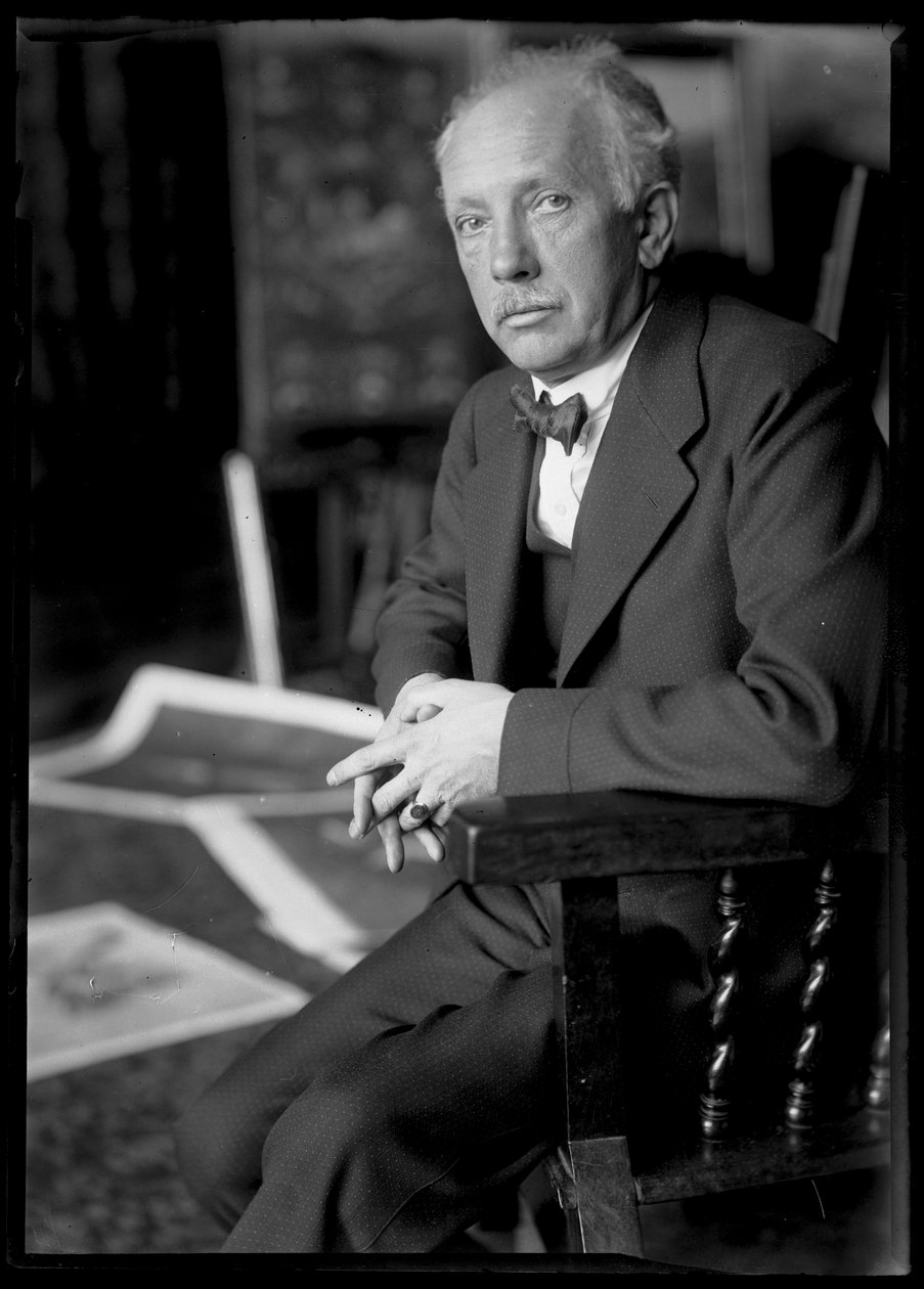 Kuva Richard Straussista (1864-1949) tekijältä Ferdinand Schmutzer