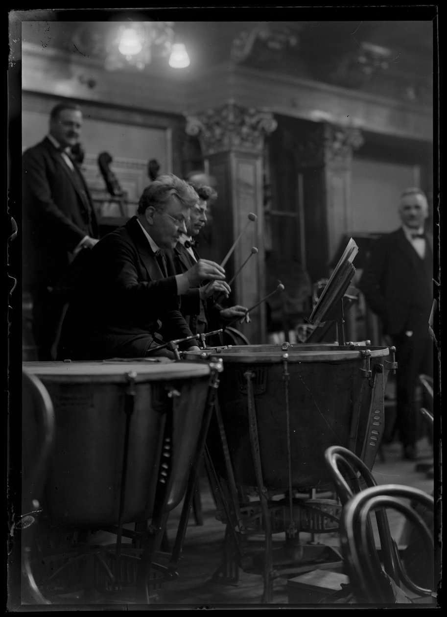 Filharmonisen orkesterin wieniläisen jäsenen silmiinpistävä mekanismi tekijältä Ferdinand Schmutzer