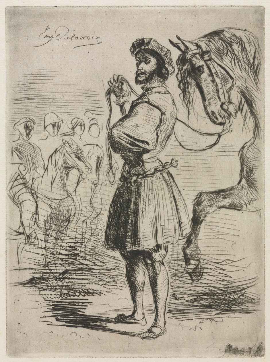 Herra Franciscus I:n aikana, 1833. tekijältä Ferdinand Victor Eugene Delacroix