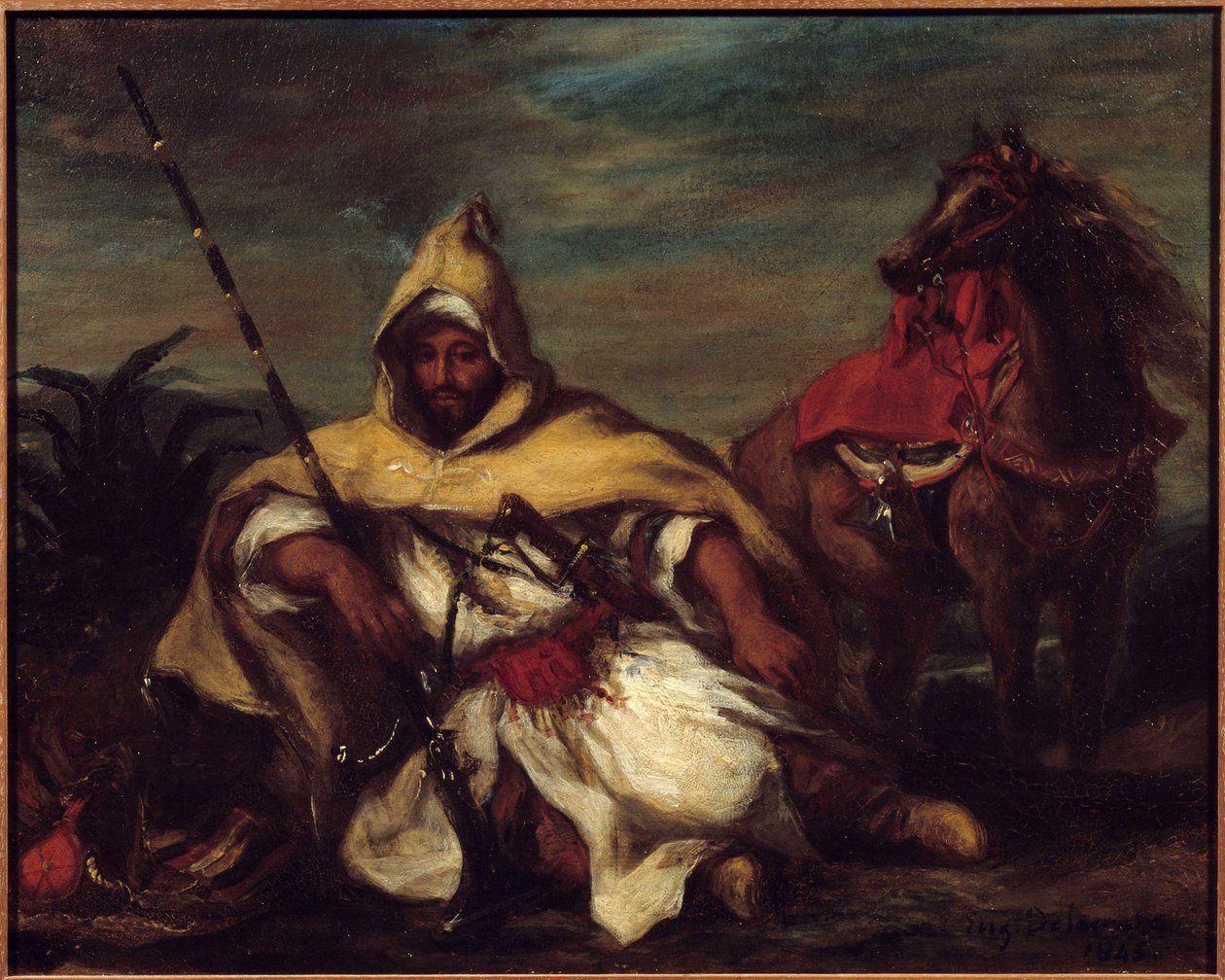 Arabi. Eugene Delacroix (1798-1863) maalaus tekijältä Ferdinand Victor Eugene Delacroix
