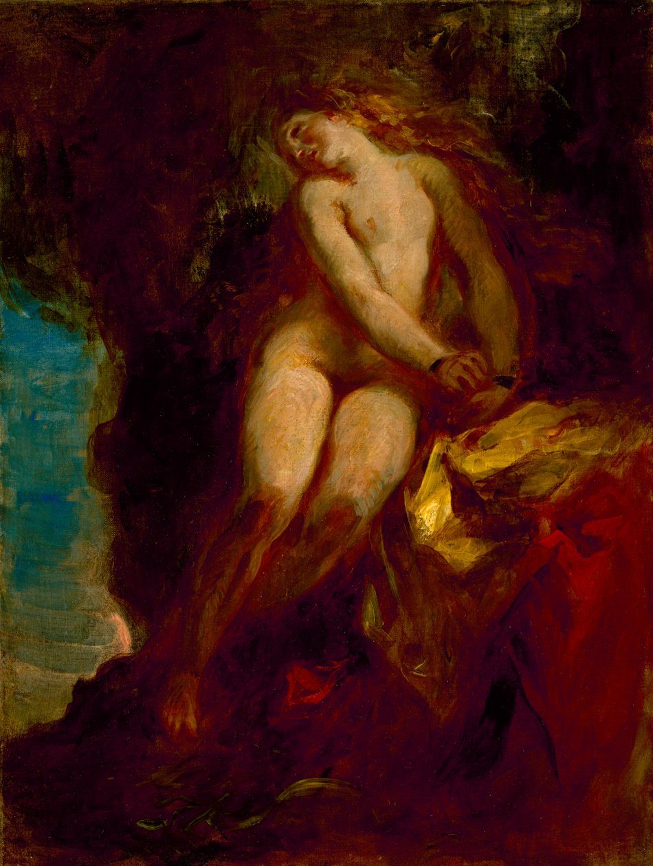 Andromeda, 1852 tekijältä Ferdinand Victor Eugene Delacroix