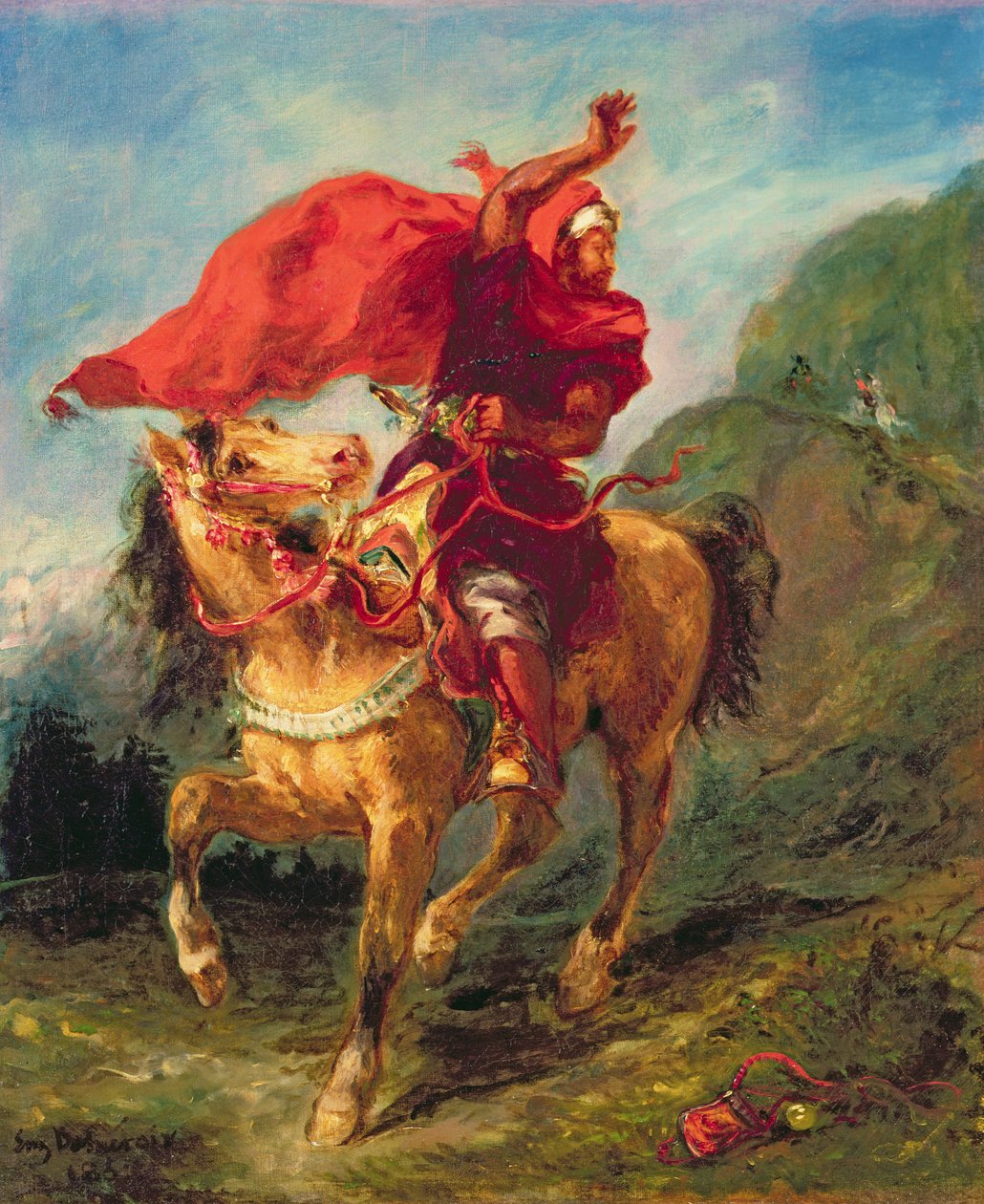 Huonekalut ja erilaiset esineet 1100- ja 1300-luvuilta tekijältä Ferdinand Victor Eugene Delacroix