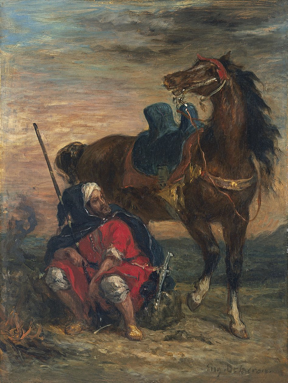 Arab Rider tekijältä Ferdinand Victor Eugene Delacroix