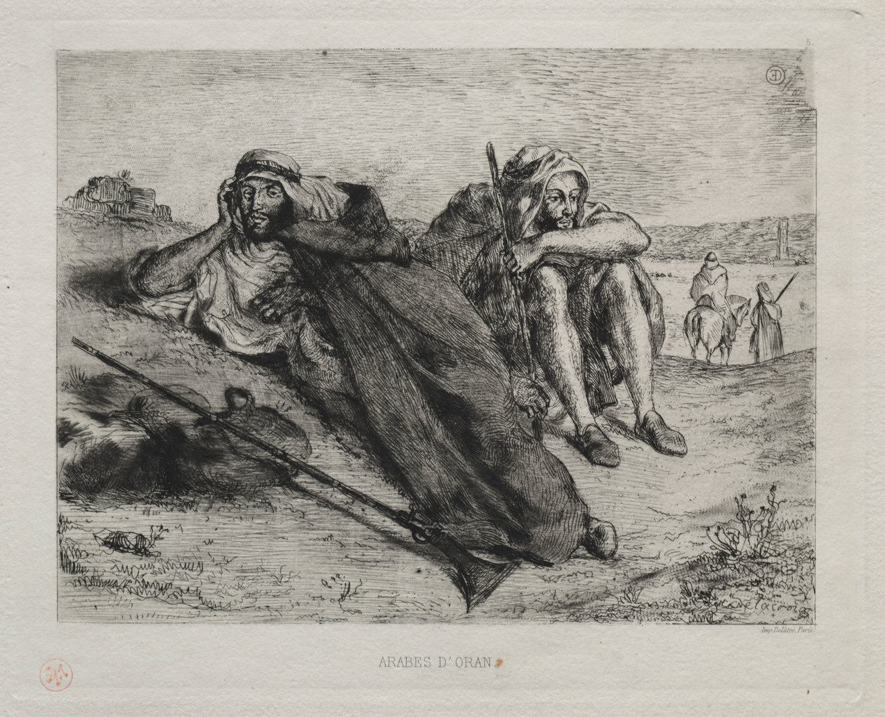 Oranin arabit. tekijältä Ferdinand Victor Eugene Delacroix