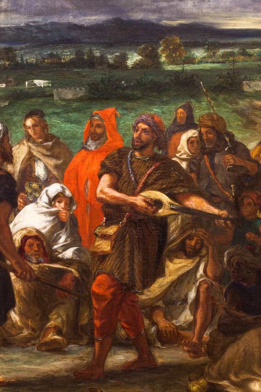Arabikoomikot tai pelleilijät tekijältä Ferdinand Victor Eugene Delacroix