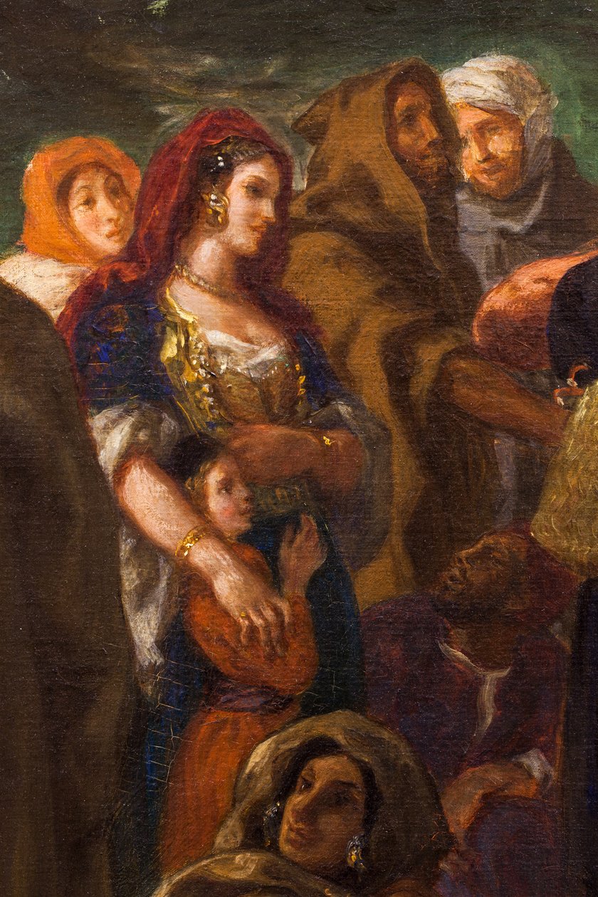 Arabikoomikot tai pelleilijät tekijältä Ferdinand Victor Eugene Delacroix