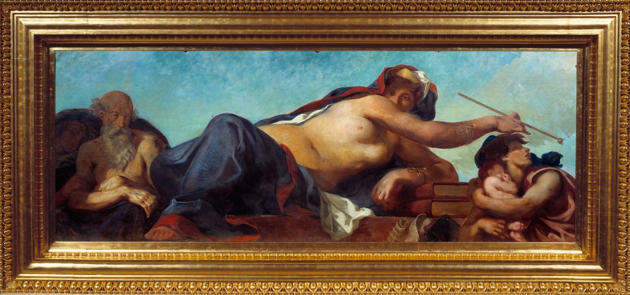 La Justice Peinture, Eugene Delacroix (1798-1863) tekijältä Ferdinand Victor Eugene Delacroix