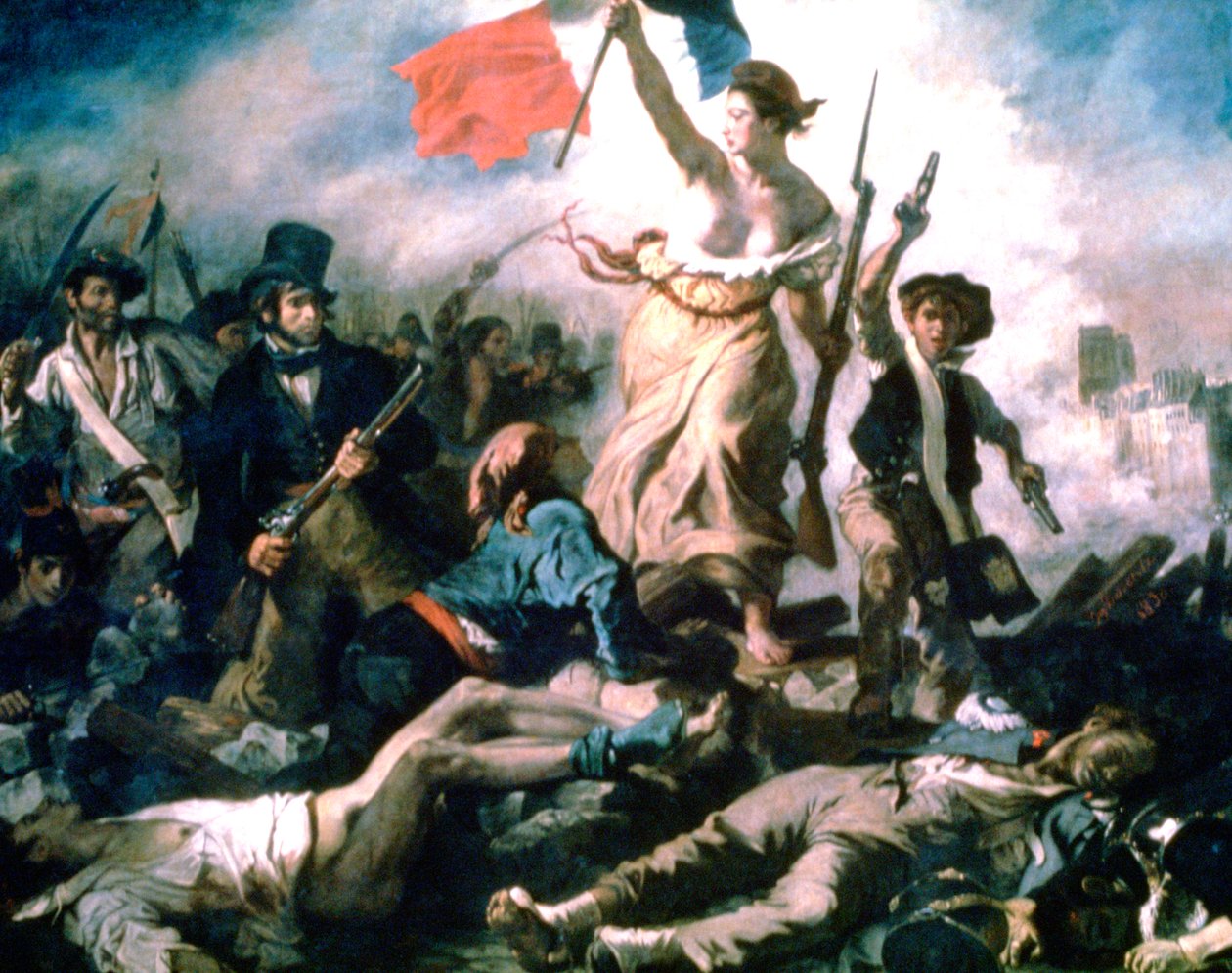 Liberty Leading the People, 1830 tekijältä Ferdinand Victor Eugene Delacroix