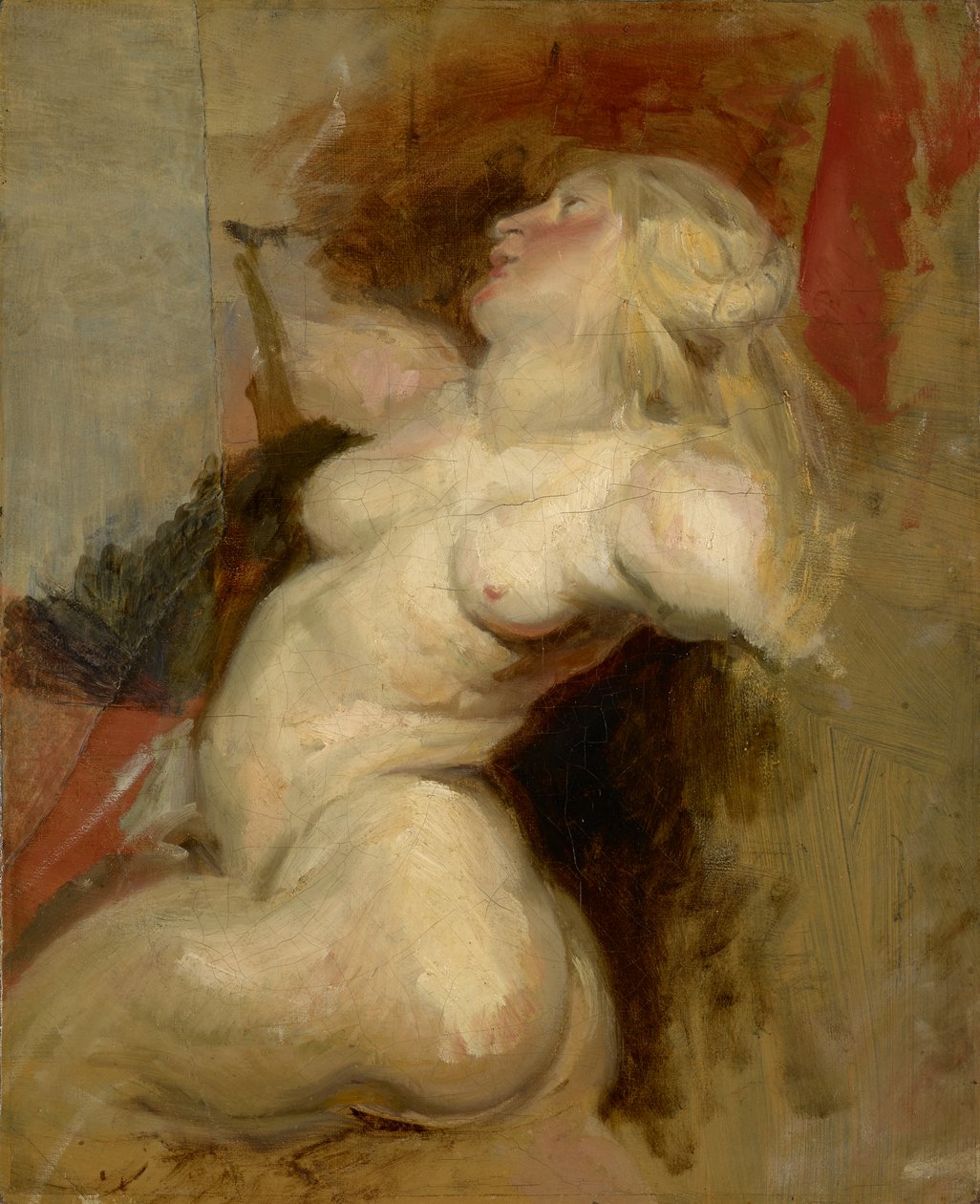 Nereid (kopio Rubensin mukaan), n. 1822 tekijältä Ferdinand Victor Eugene Delacroix