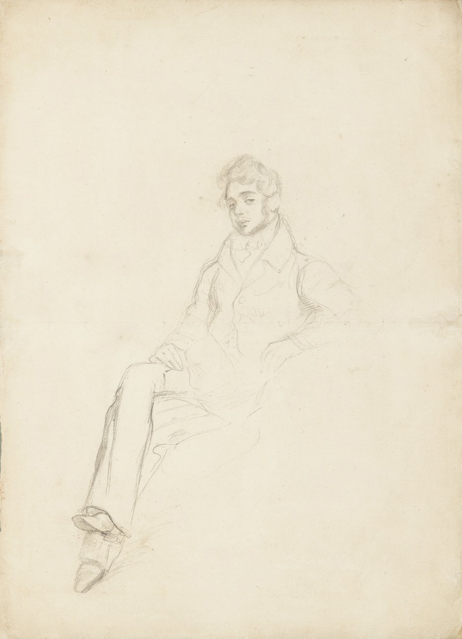Muotokuva kreivi Anatole Nikolajevitš Demidovista, San Donaton ensimmäisestä ruhtinasta 1812-1870, 1864 tekijältä Ferdinand Victor Eugene Delacroix