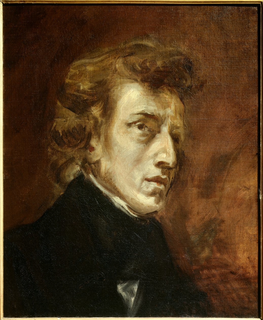 Frederic Chopinin muotokuva tekijältä Ferdinand Victor Eugene Delacroix
