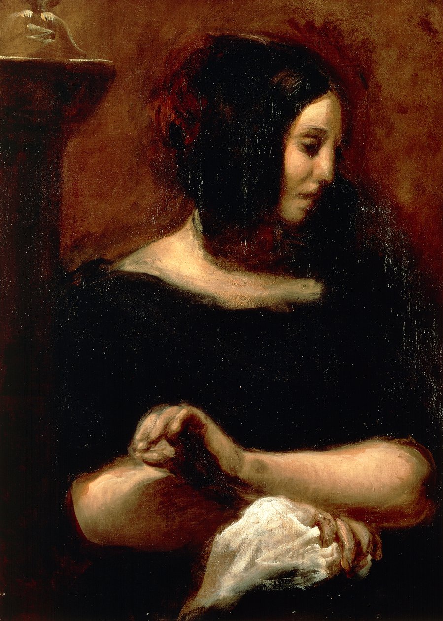 George Sandin muotokuva tekijältä Ferdinand Victor Eugene Delacroix
