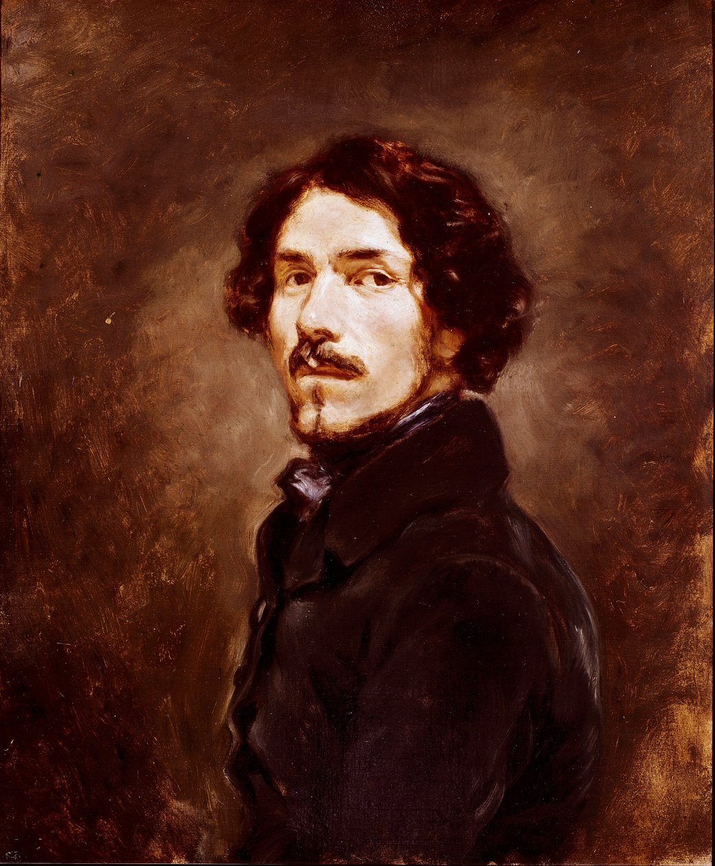 Omakuva 44-vuotiaana Eugene Delacroix