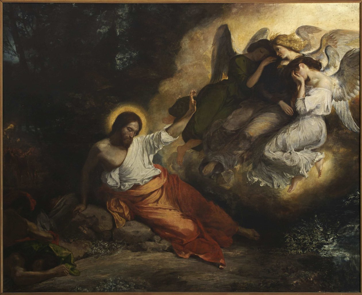Agony in the Garden, 1826. tekijältä Ferdinand Victor Eugene Delacroix