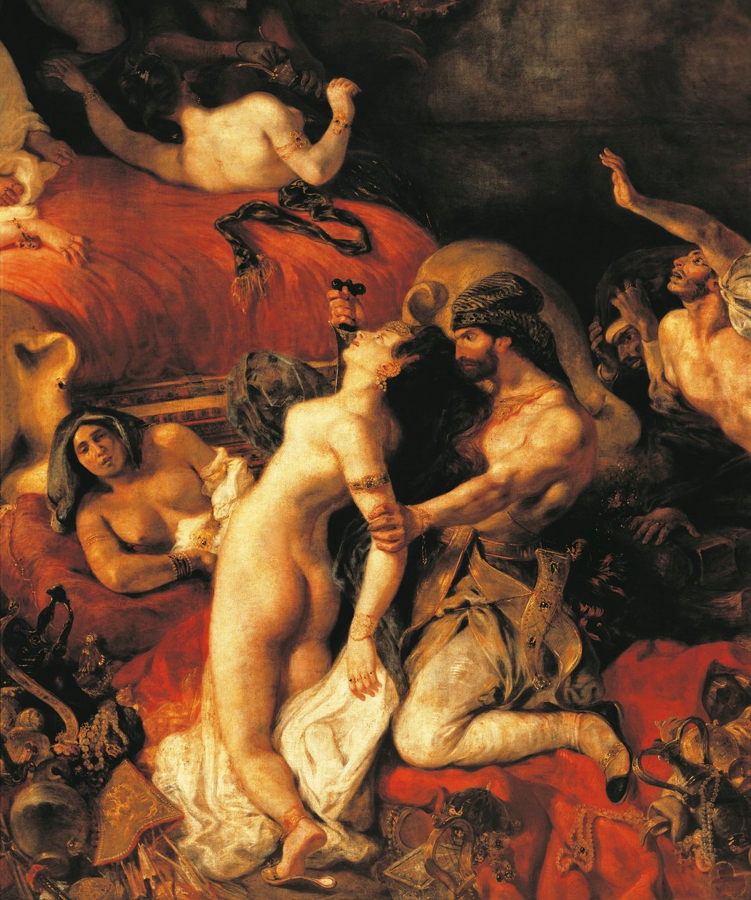 Sardanapalusin kuolema tekijältä Ferdinand Victor Eugene Delacroix