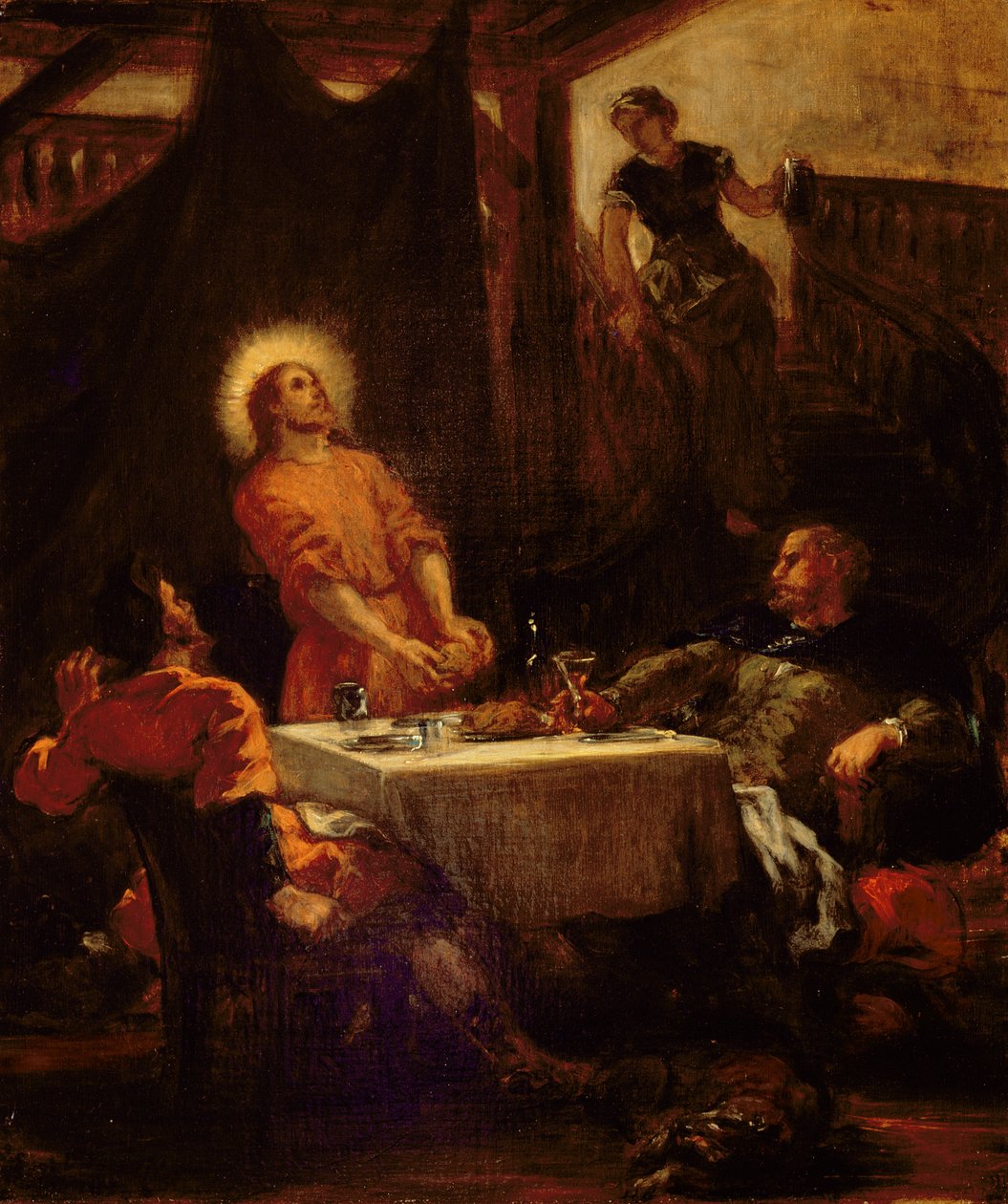 Opetuslapset Emmauksessa, 1853 tekijältä Ferdinand Victor Eugene Delacroix