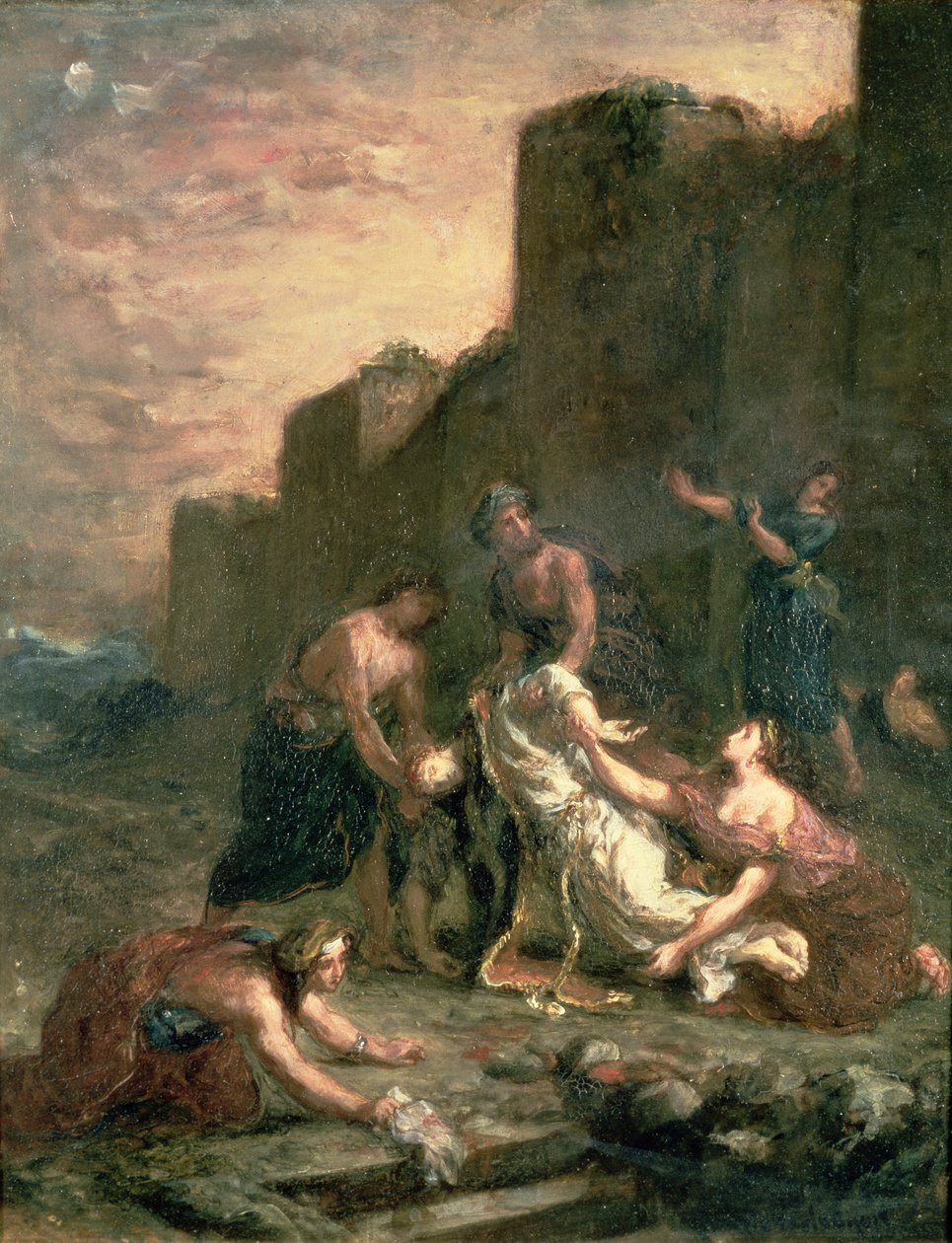 Pyhän Tapanin marttyyrikuolema, 1860 tekijältä Ferdinand Victor Eugene Delacroix