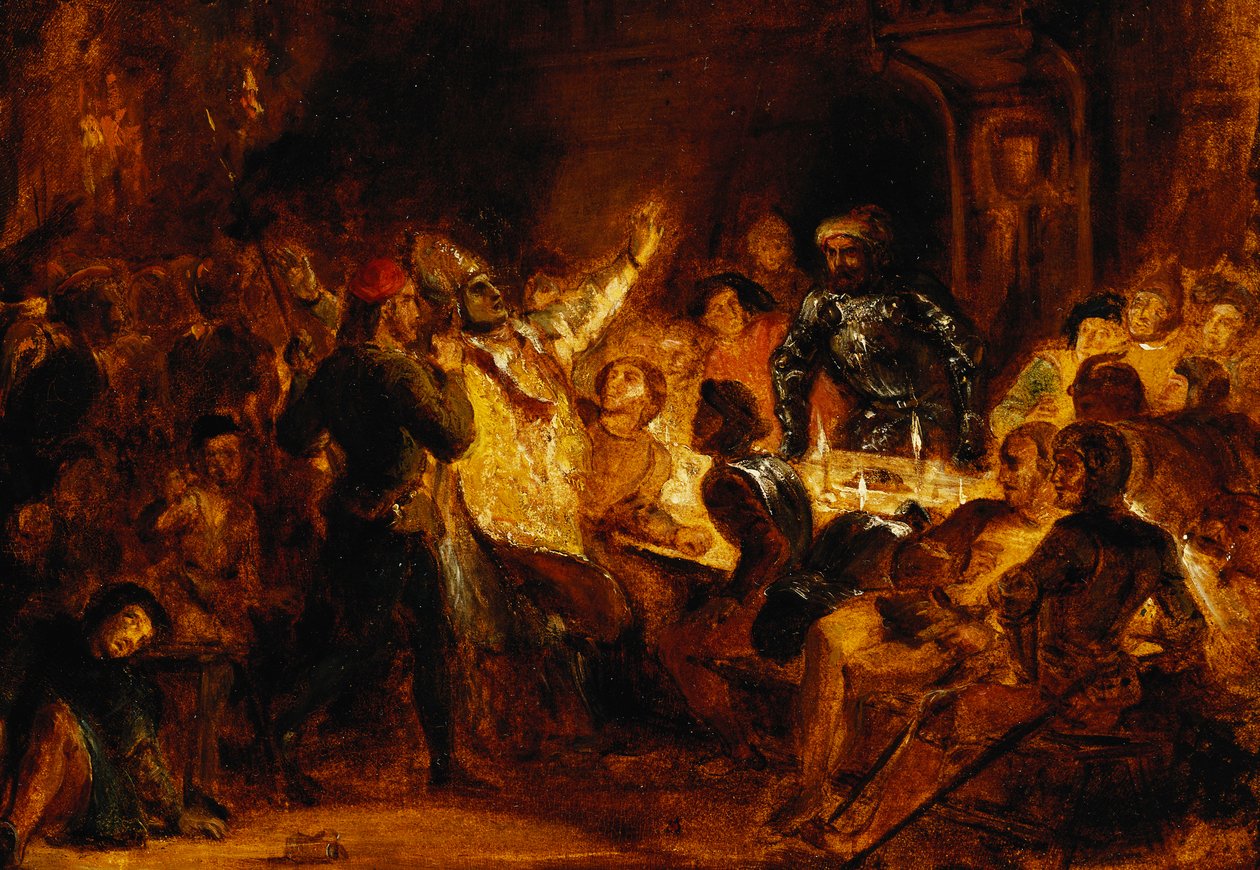 Liegen piispan murha, tekijältä Ferdinand Victor Eugene Delacroix