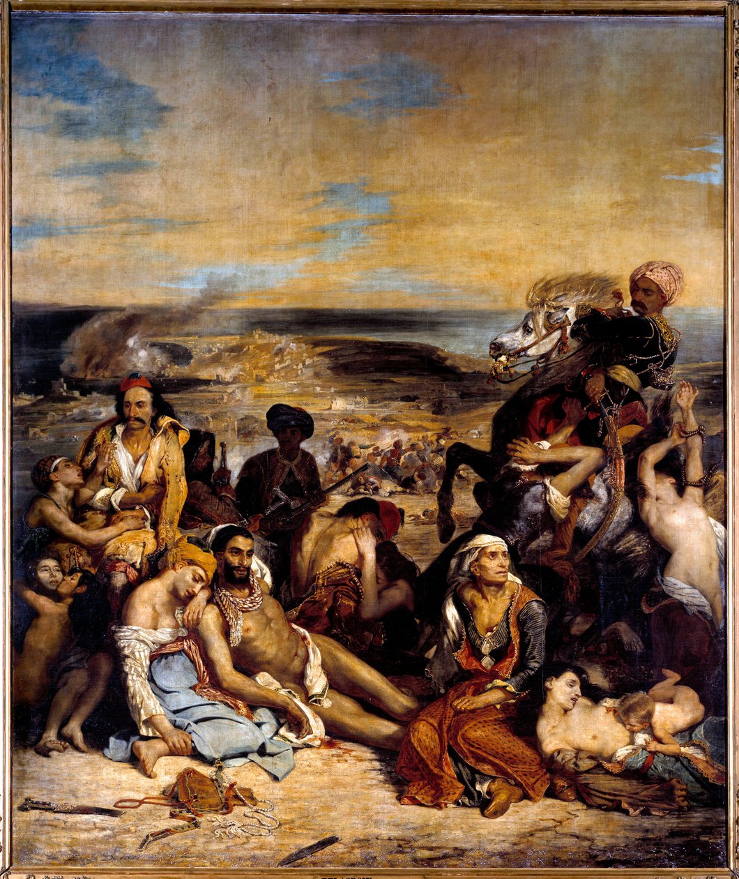 Scion verilöylyt (1822) tekijältä Ferdinand Victor Eugene Delacroix