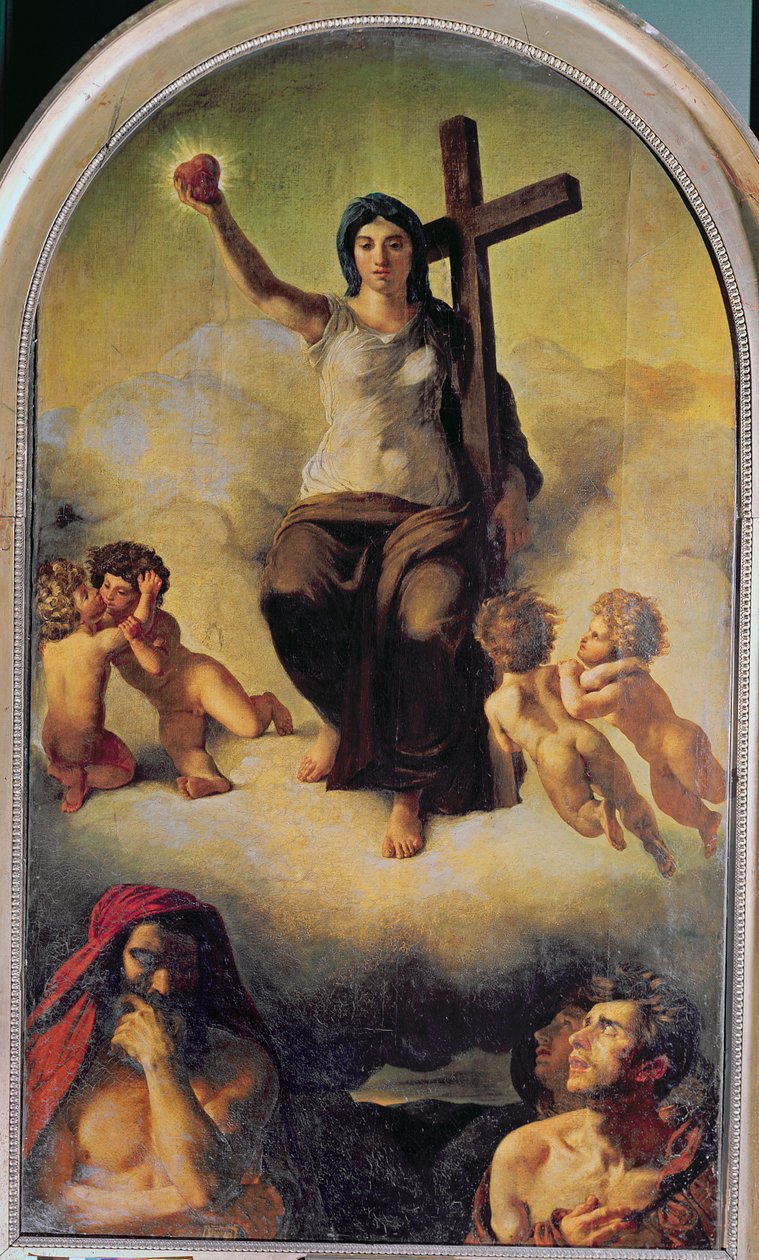 Pyhän Sydämen Neitsyt, 1821 tekijältä Ferdinand Victor Eugene Delacroix
