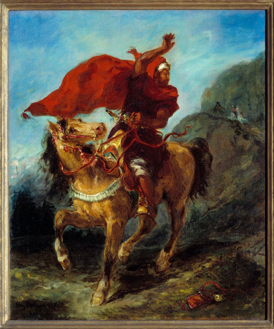 Signaali. Eugene Delacroix (1798-1863) maalaus tekijältä Ferdinand Victor Eugene Delacroix