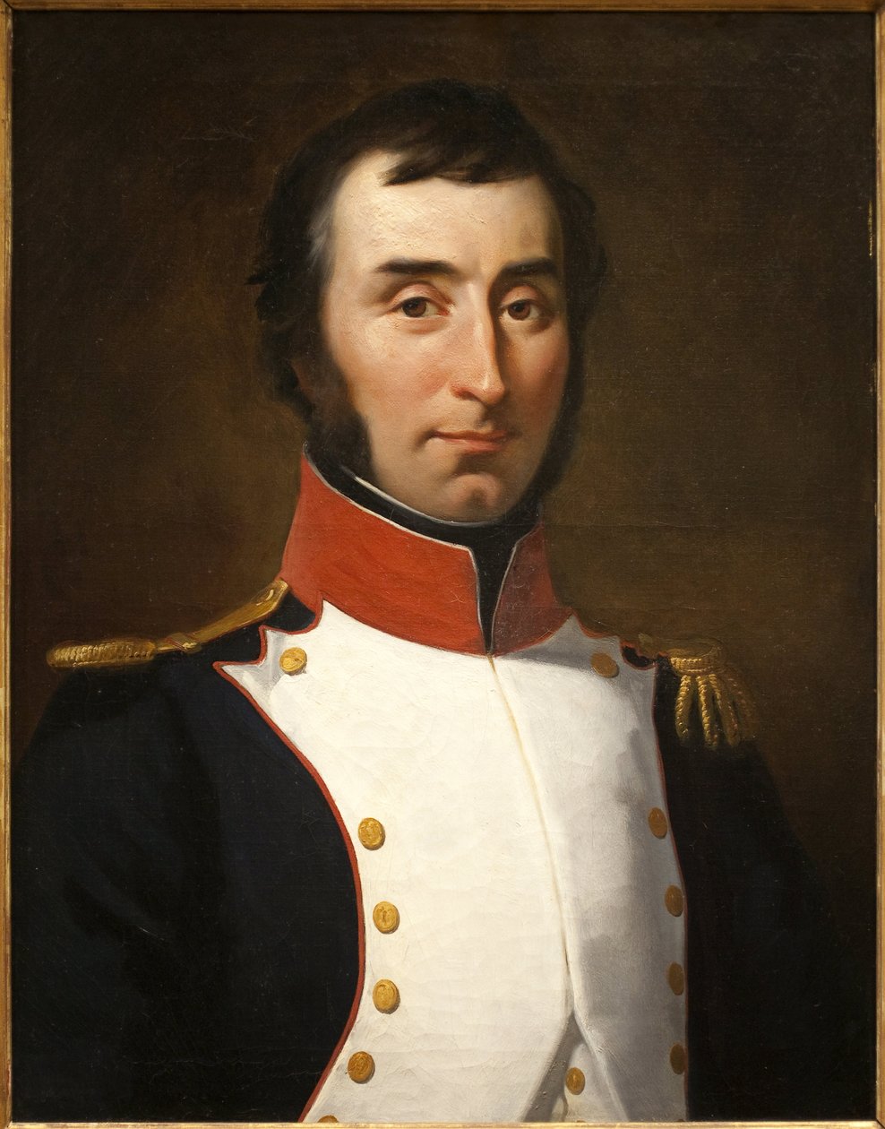 Varin 2. pataljoonan komentajan Andre Massenan (1758-1817, Rivolin herttua ja Esslingin prinssi, Imperiumin Marechal) muotokuva (1792). Ferdinand Wachsmuthin (1802-1869) maalaus öljy kankaalle tekijältä Ferdinand Wachsmuth