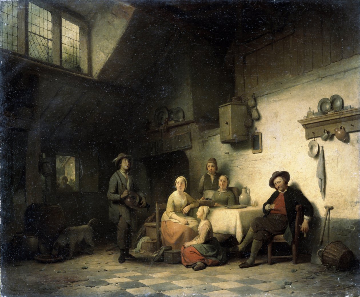 Talon konsertti tekijältä Ferdinand de Braekeleer the Elder