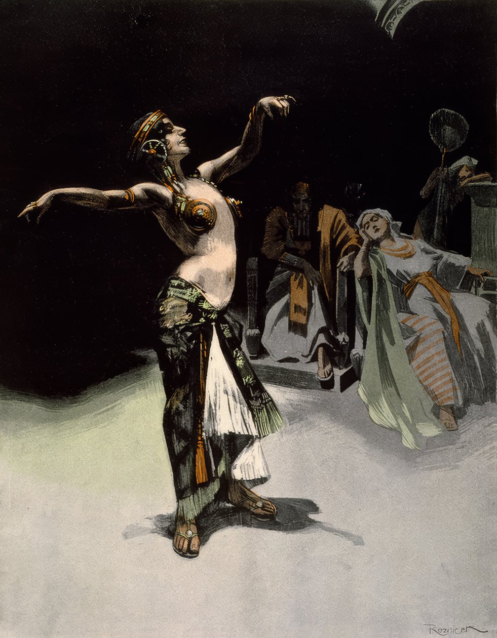 Reznicek / Salome / Grafiikka 1906 tekijältä Ferdinand von Reznicek