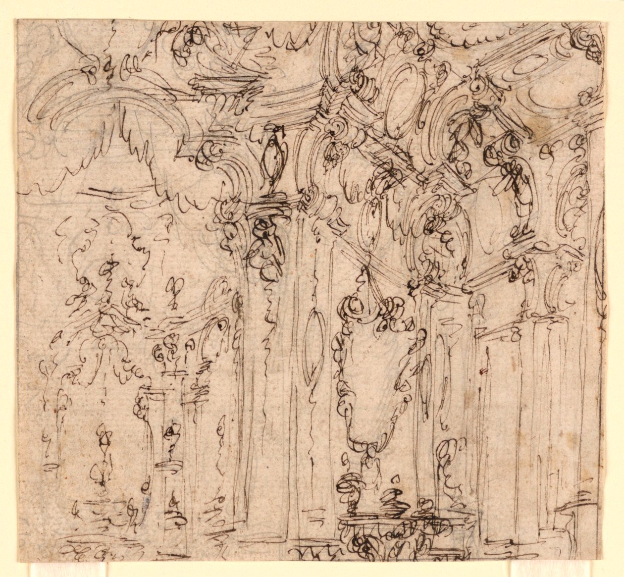Lavastus: Hall in a Palace tekijältä Ferdinando Galli Bibiena
