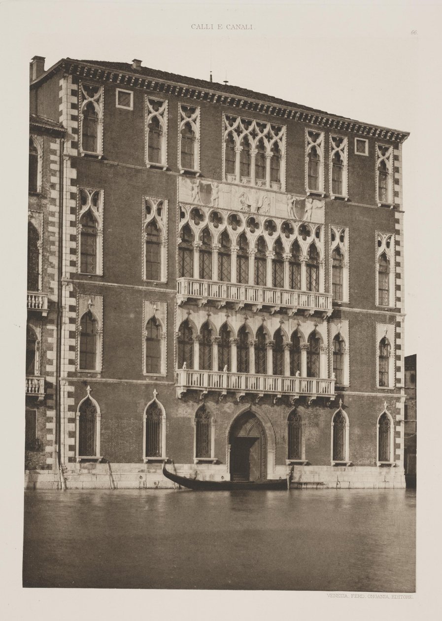 Foscarin palatsi tekijältä Ferdinando Ongania