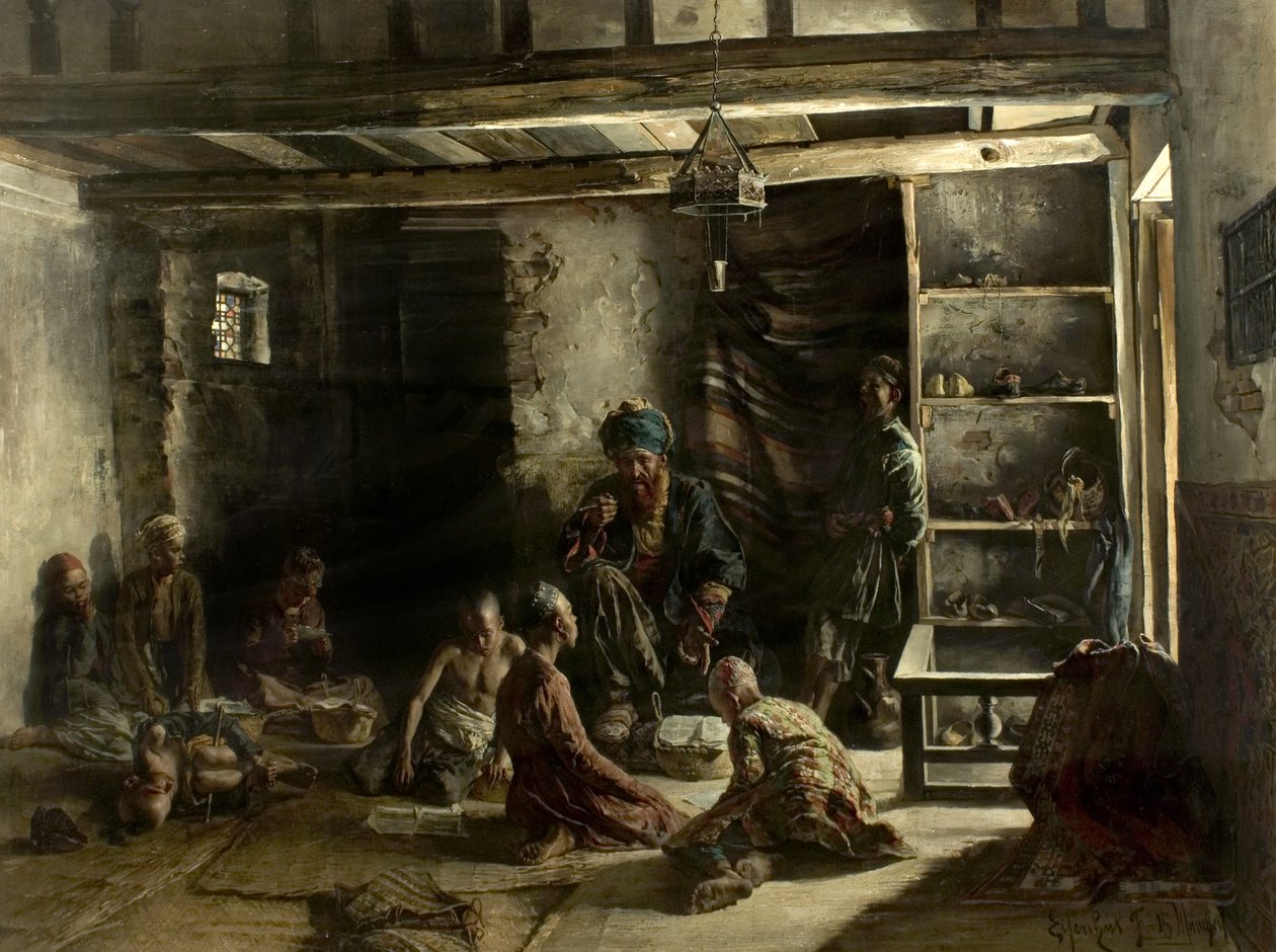 Itämainen koulu, 1885 tekijältä Ferencz Frans Eisenhut