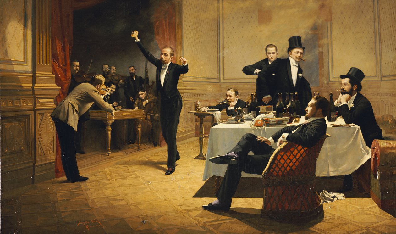Illallisjuhlat, 1837 tekijältä Ferencz Paczka