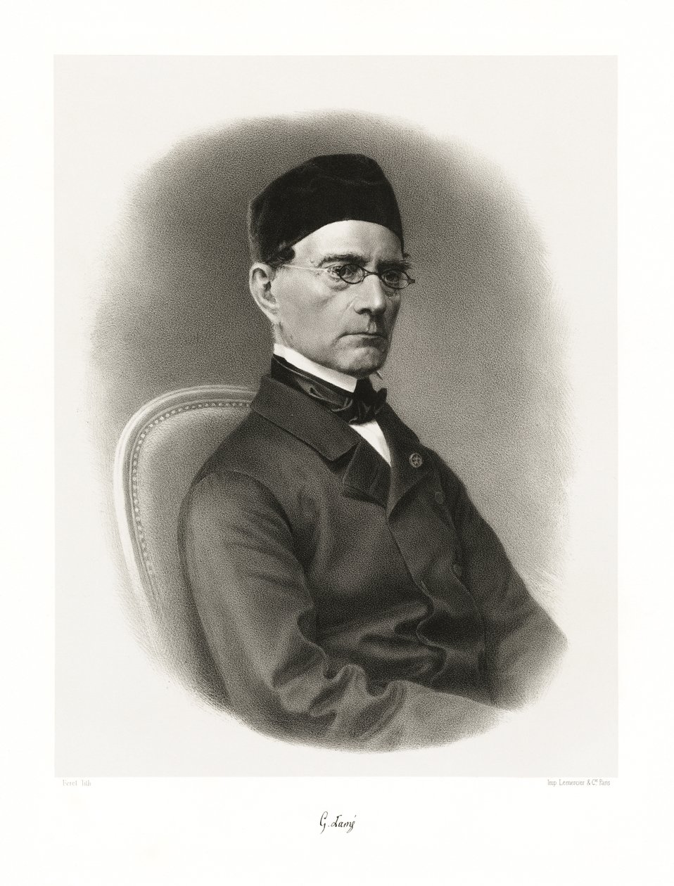 Gabriel Lamé, 1865-66 tekijältä Feret