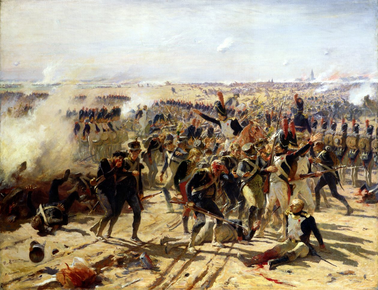 Esslingin taistelu, toukokuu 1809 tekijältä Fernand Cormon
