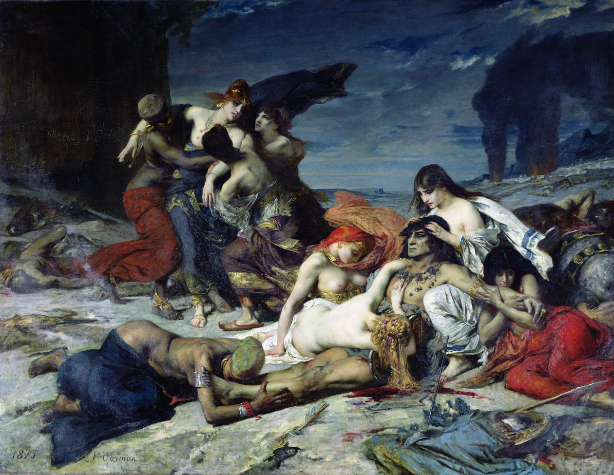 Ravanan kuolema, 1875 tekijältä Fernand Cormon